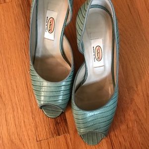Talbots Open Toe D’Orsay Pump